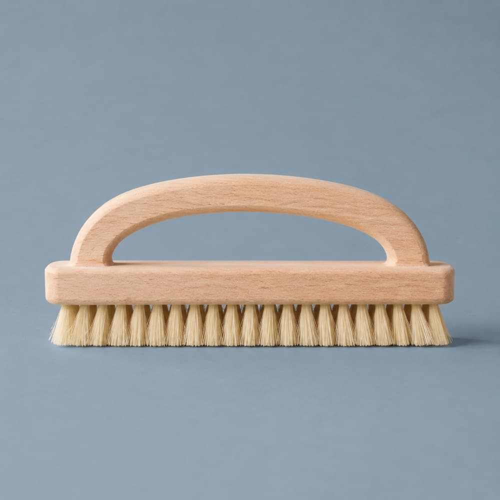 Cup Brush Soft — Soft bristles — never use a scourer