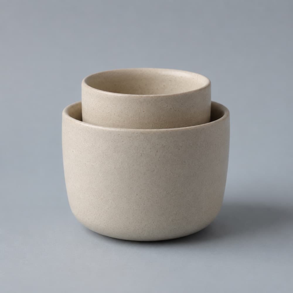 Nesting Cup Pair 240 + 320 ml — The small one lives inside the large one